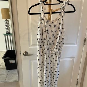 Madewell Palm print jumpsuit